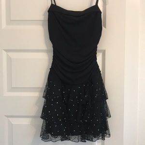 Black cocktail dress